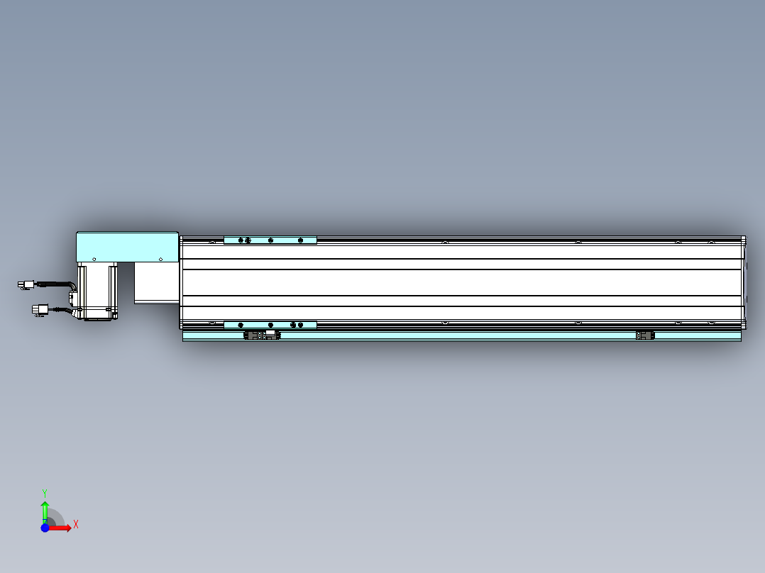 威洛博VBF同步带传动一般环境VBF14-L45-S550-BR-ZP40-C3前视图
