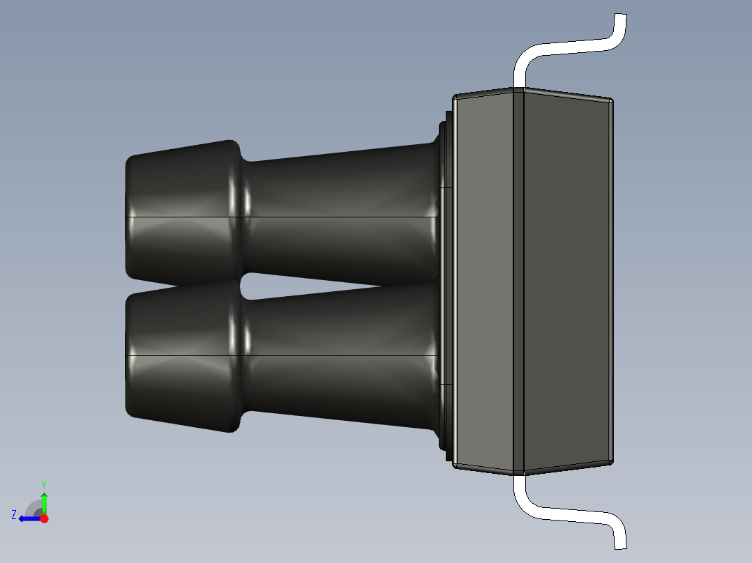 压力传感器右视图