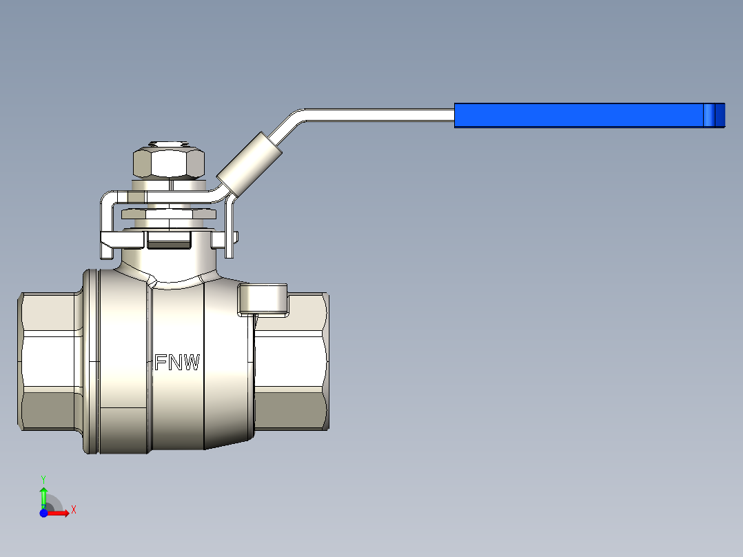 阀门模型-__________DN20前视图