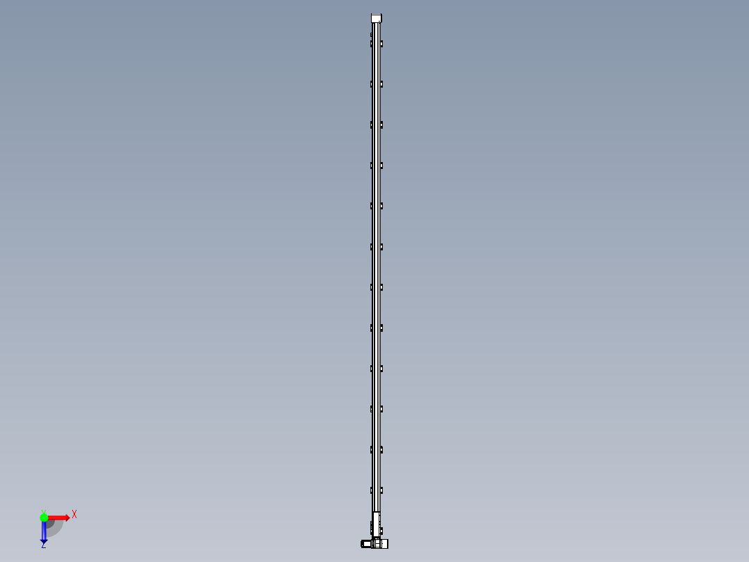 同步带滑台-欧规B8-L88-S4800-L-ZP75-D3-N10俯视图