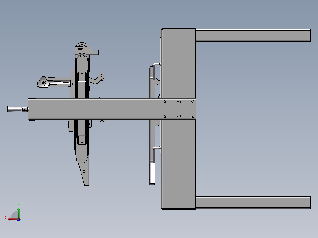 纸箱密封机后视图