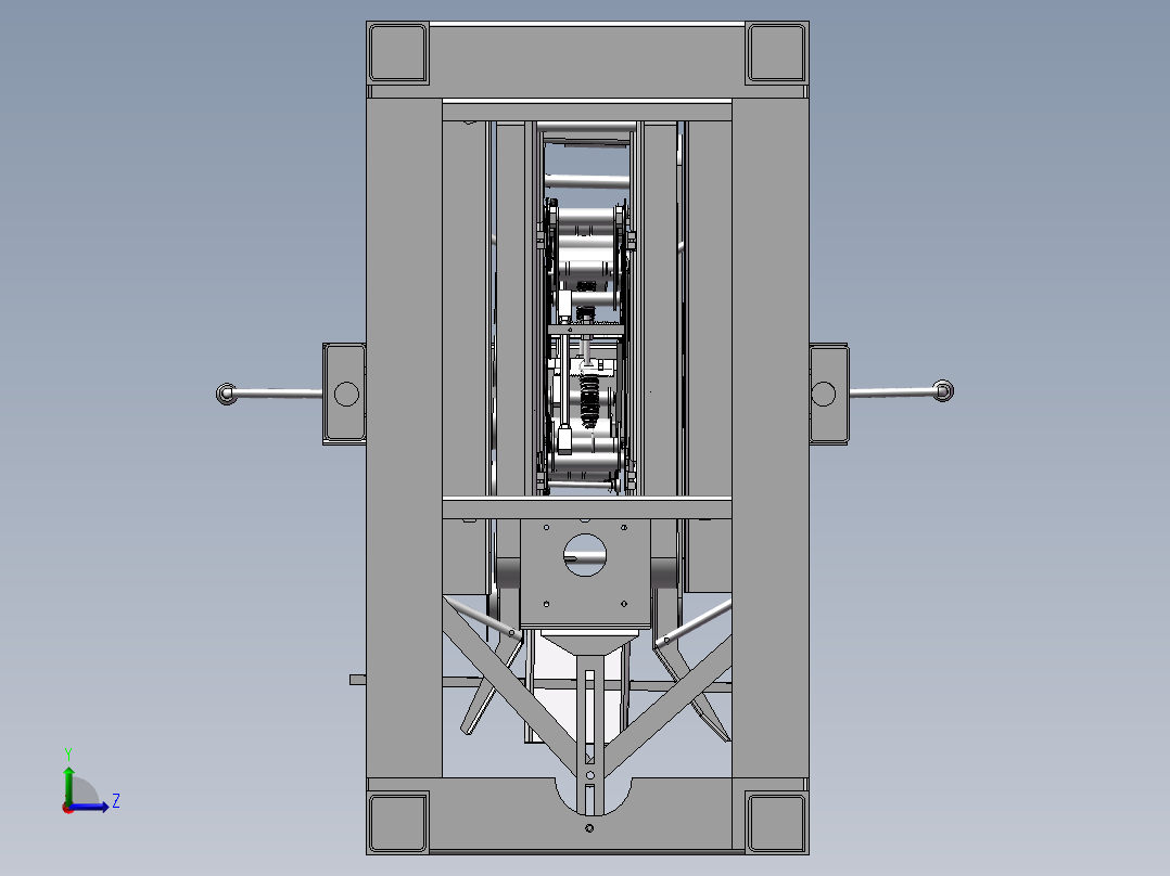 纸箱密封机左视图