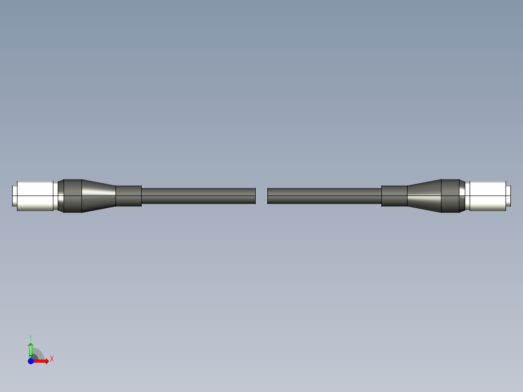 基恩士CA-CN3_10_17_RX_kc图纸模型前视图