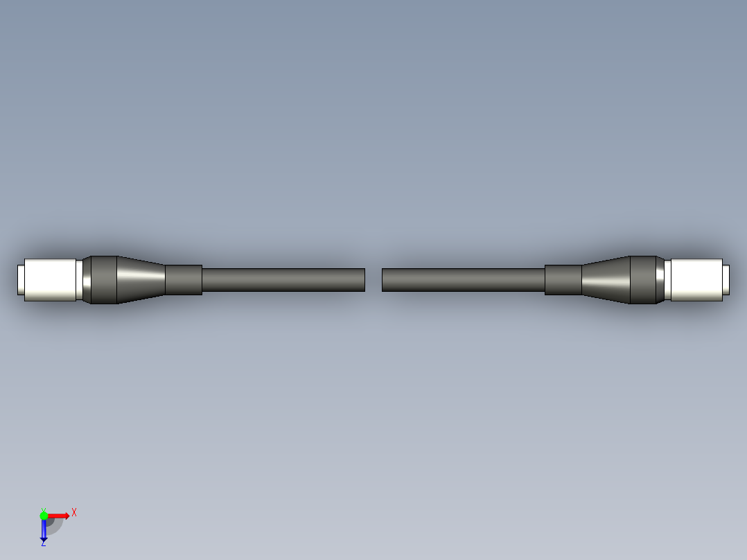 基恩士CA-CN3_10_17_RX_kc图纸模型俯视图