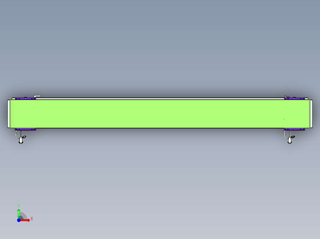 威洛博VL系列直线电机模组-2VL22H2-S1900前视图