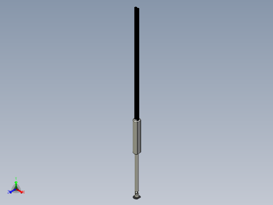 侧视光纤_漫反射型FR-F311-S正等轴测图