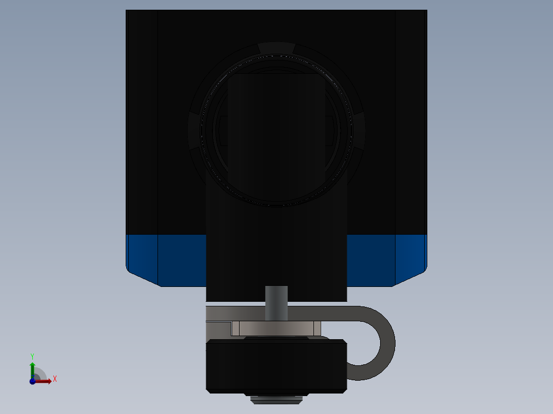 行程开关前视图