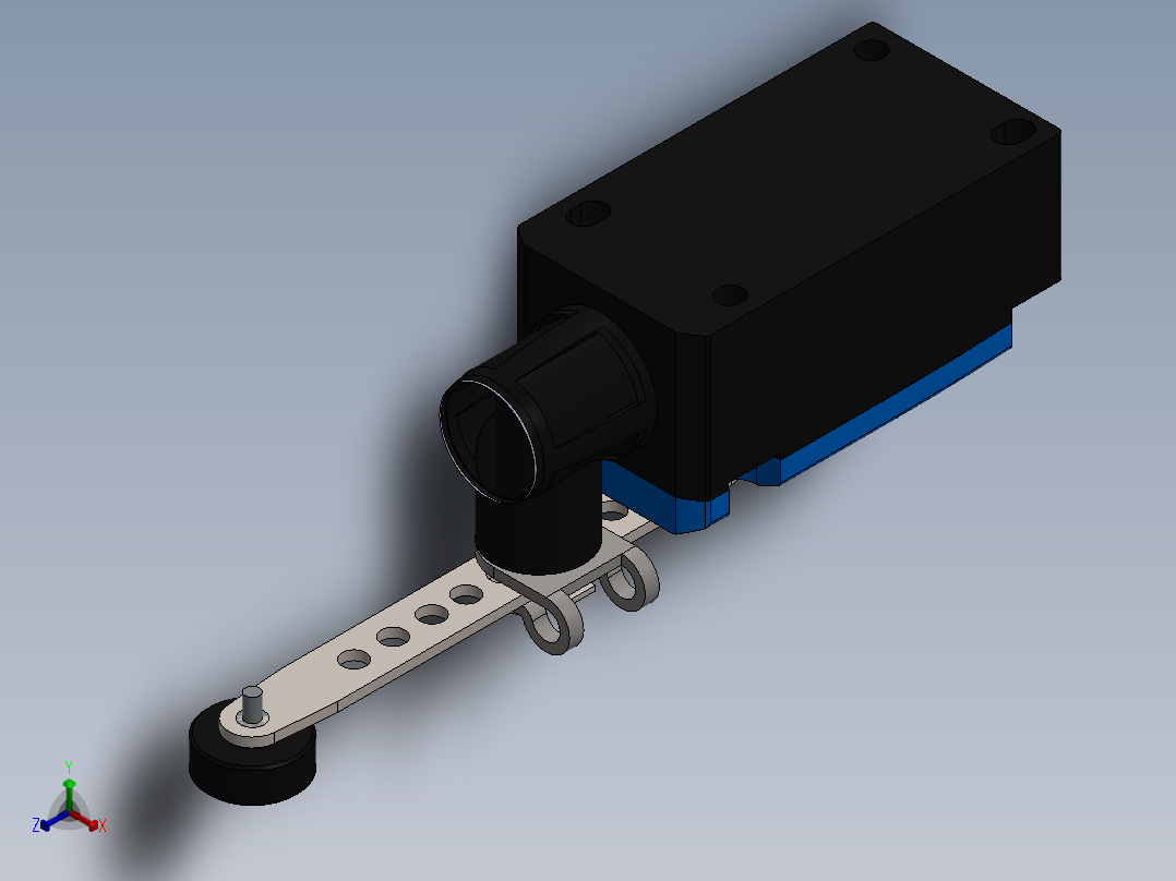 行程开关正等轴测图