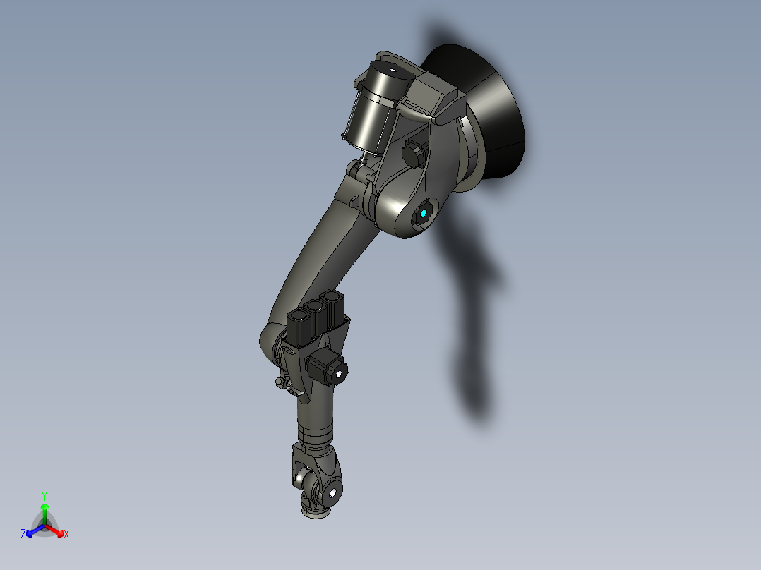 dmu-kinematic-catia-kuka-robot-arm主视图