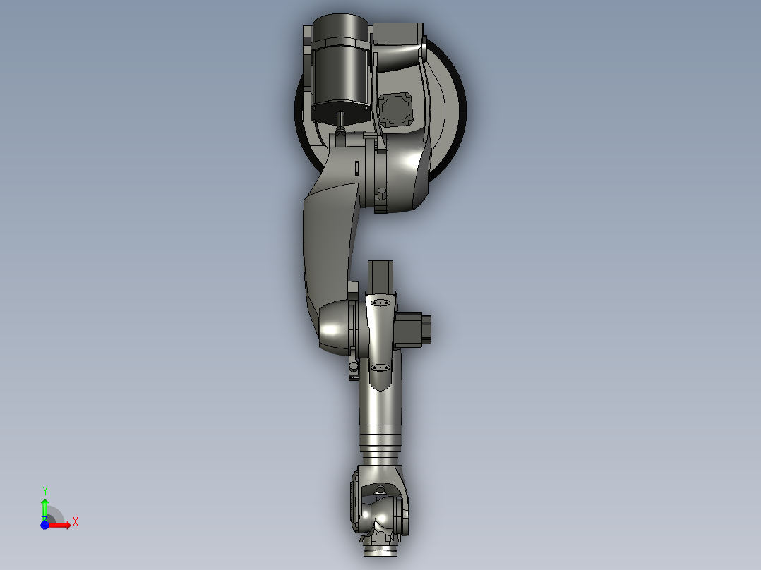 dmu-kinematic-catia-kuka-robot-arm前视图