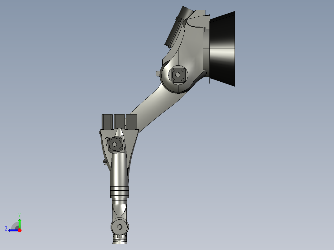 dmu-kinematic-catia-kuka-robot-arm右视图