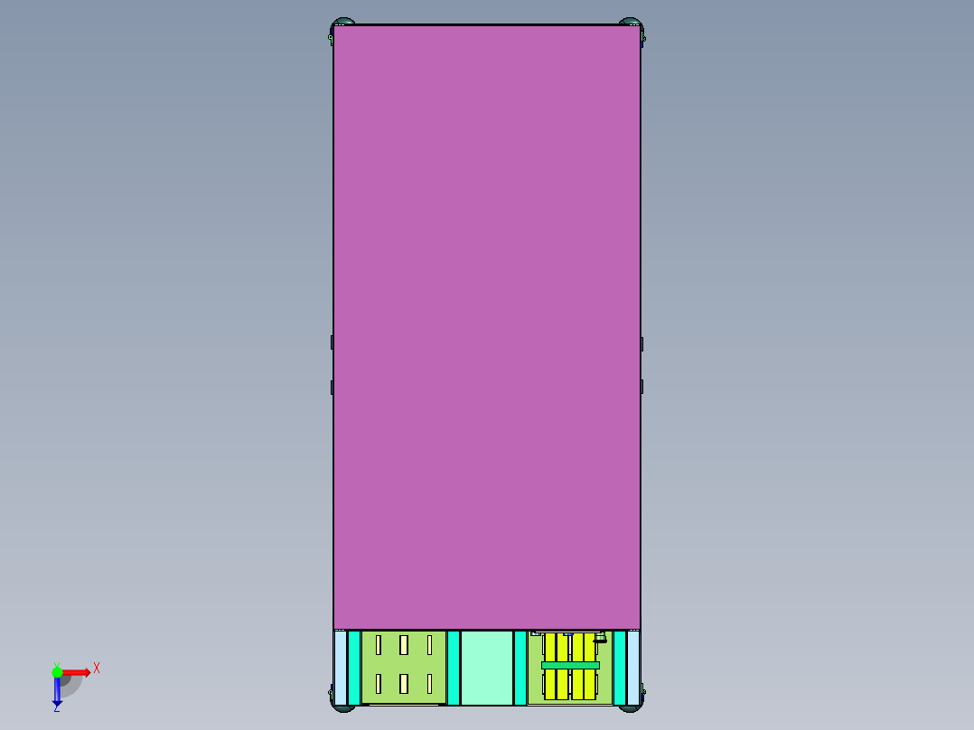 led双面涂胶热固线俯视图