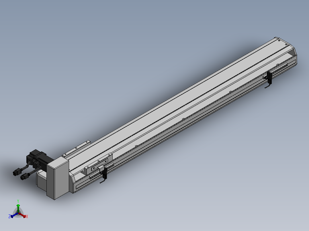 精密模组MT100-L78-700-RU-M10-C4正等轴测图
