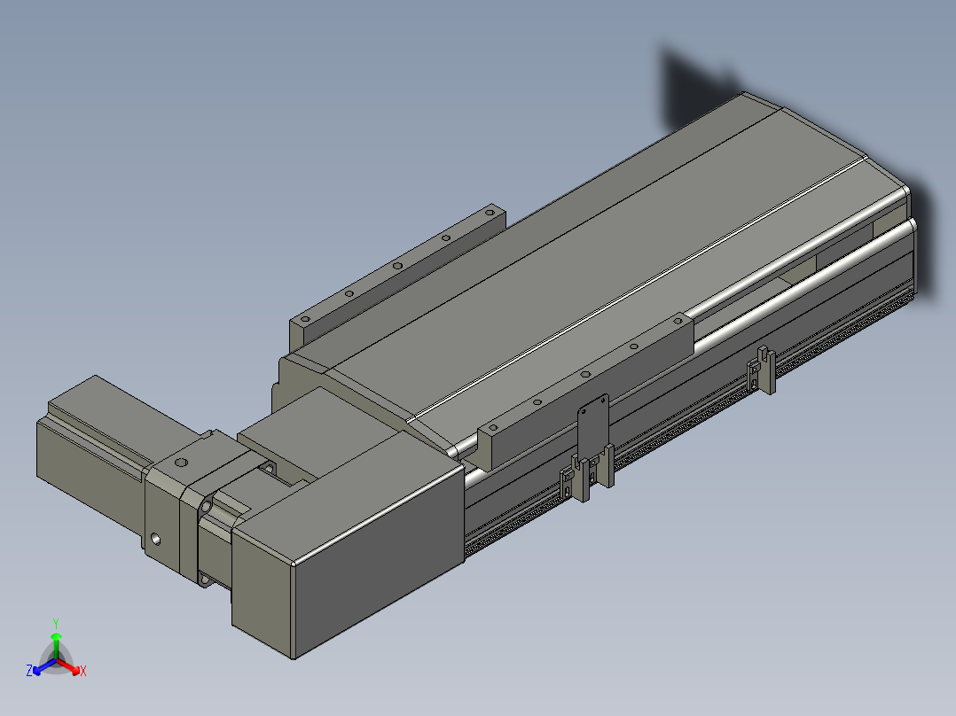 直线模组LHB21-L40-S150-BR设计图纸