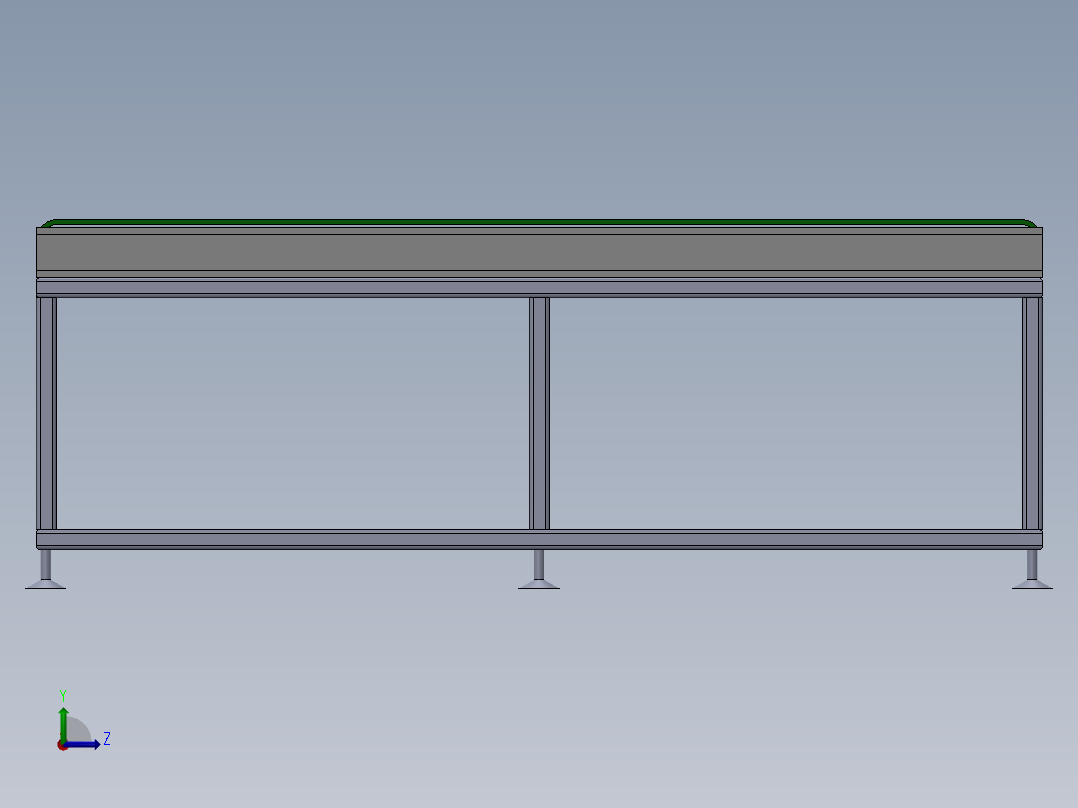皮带输送机 (23)左视图