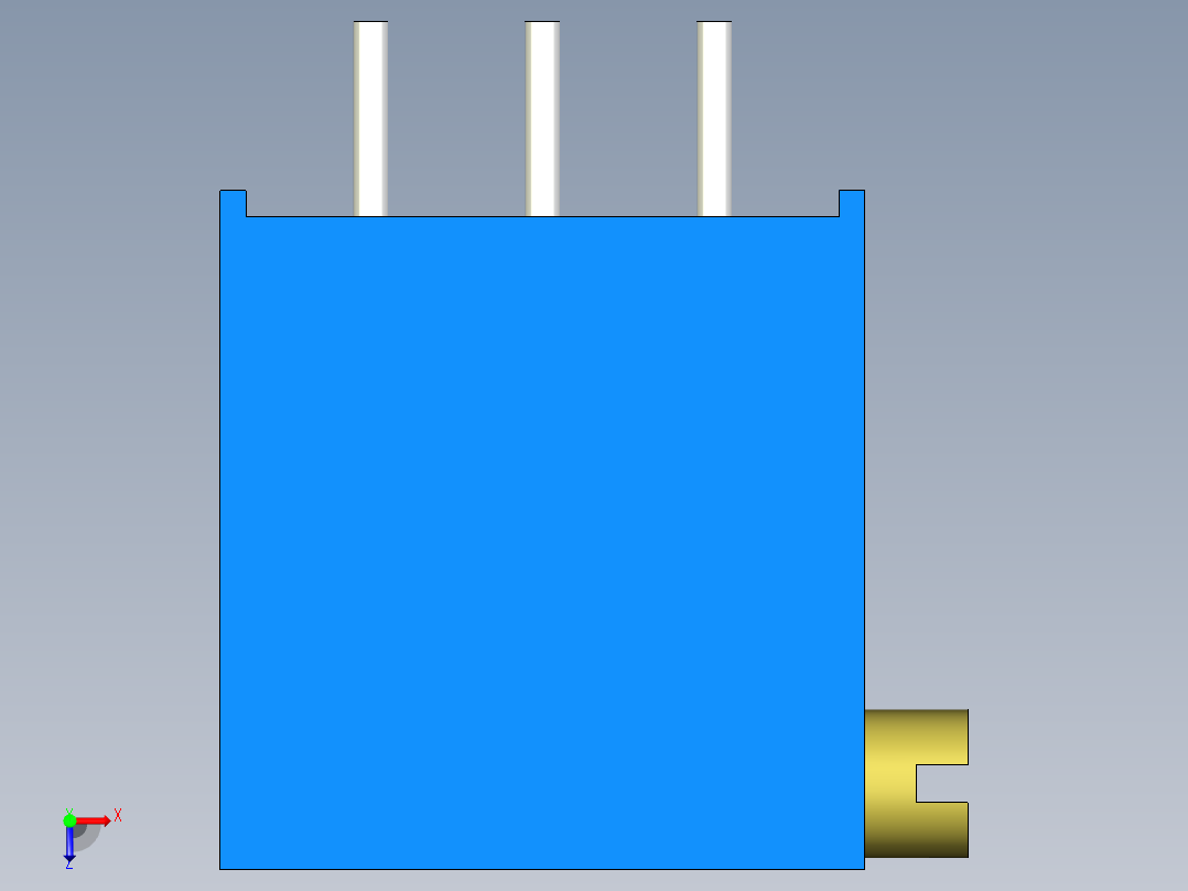无源元件封装-3296X俯视图
