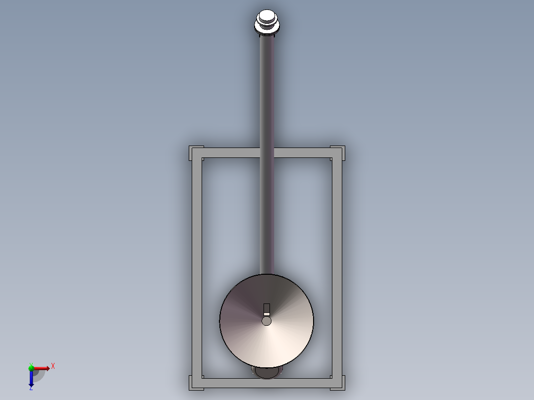 螺旋输送机俯视图