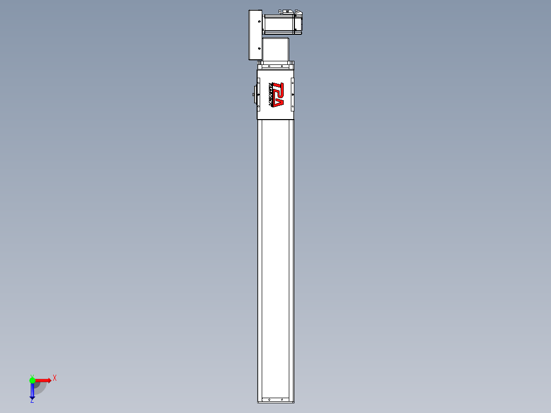 同步带全封闭直线模组TPA-HCB-110D-90-L800-MR-Y-P40-N3俯视图