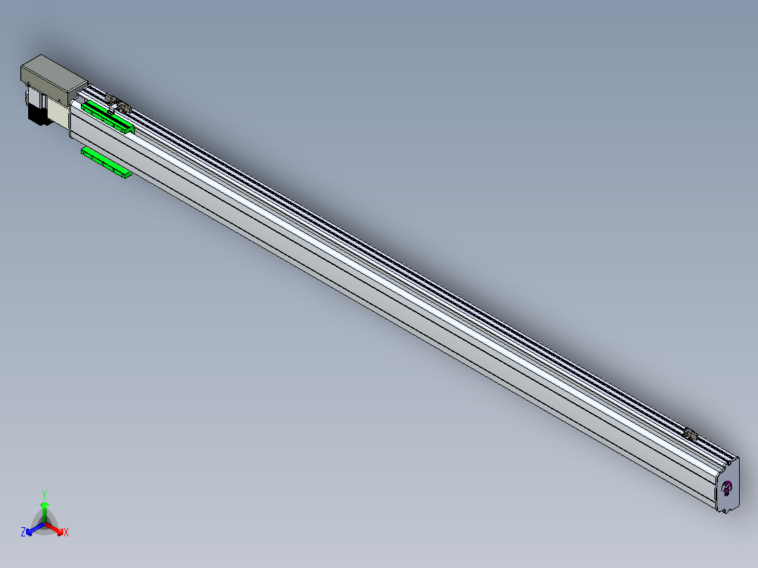 同步带滑台-半封闭B13H-L45-S1800-R-P40-D3