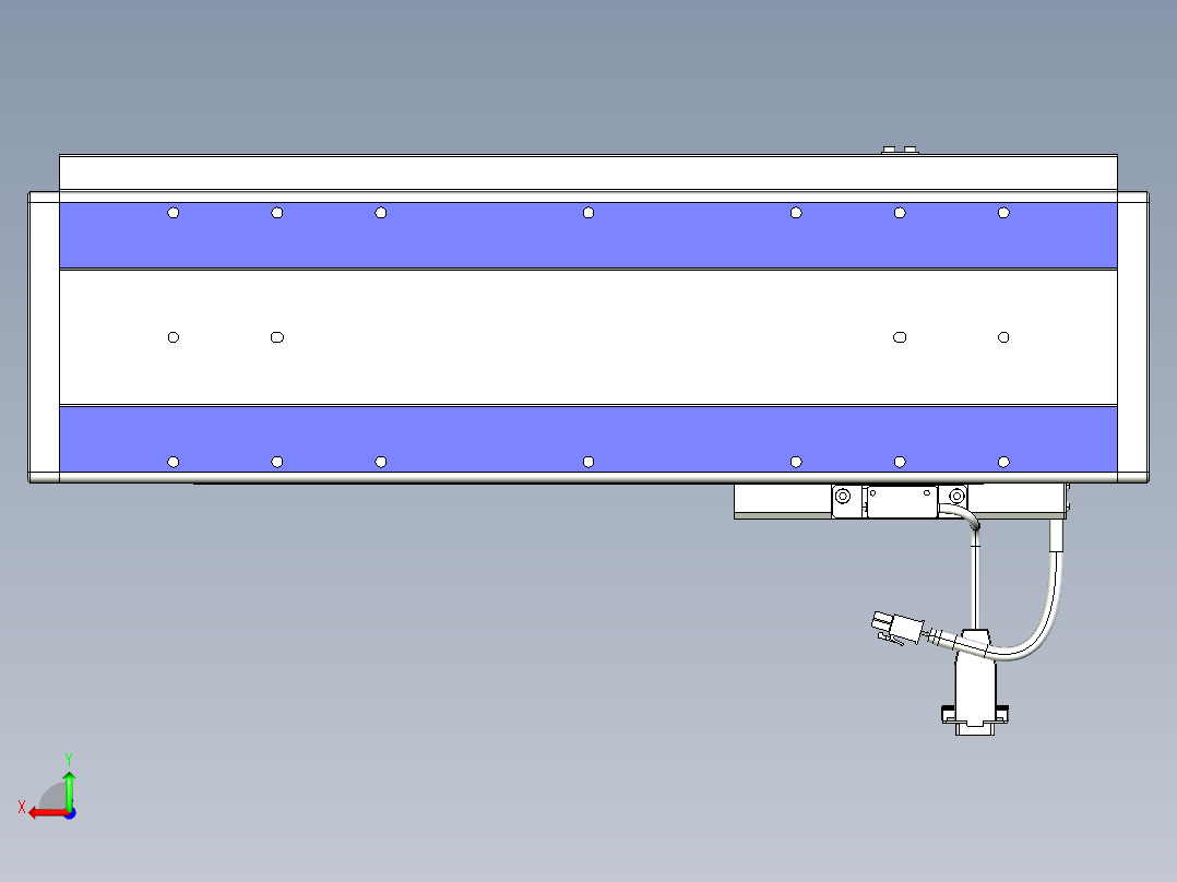 威洛博VL系列直线电机模组-VL14S2-S300后视图