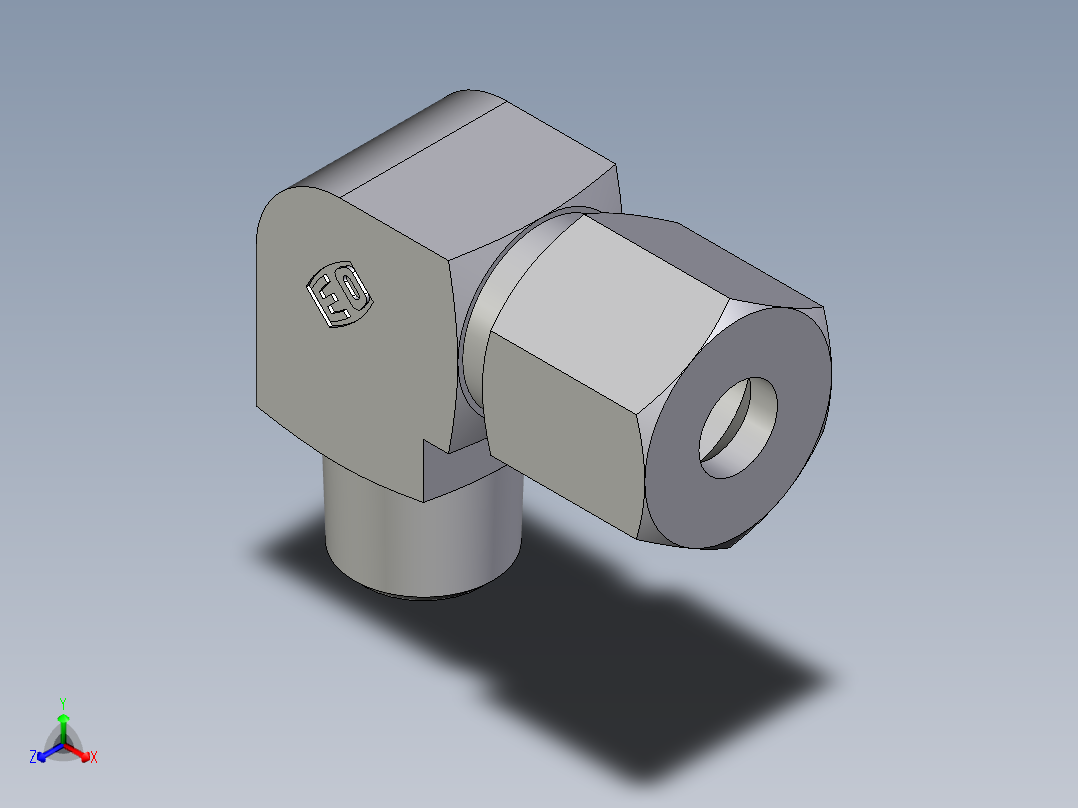卡套式工业通用硬管接头EO_Male_stud_elbow_WE08SMCF