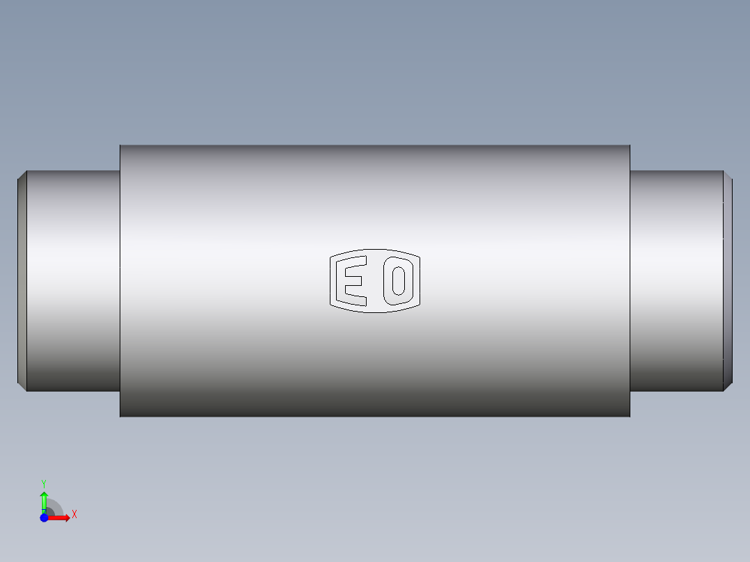 卡套式工业通用硬管接头EO_Weld_bulkhead_fitting_ESV18LX前视图