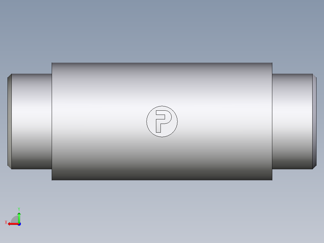 卡套式工业通用硬管接头EO_Weld_bulkhead_fitting_ESV18LX后视图