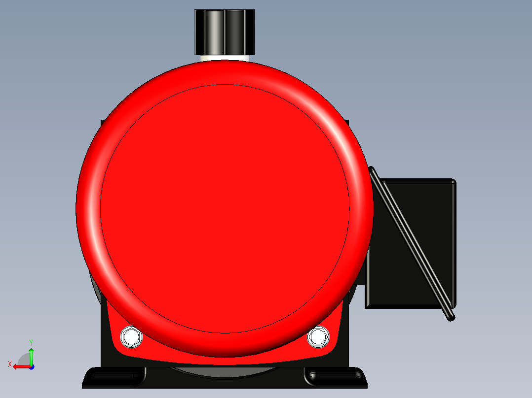 液压装置后视图