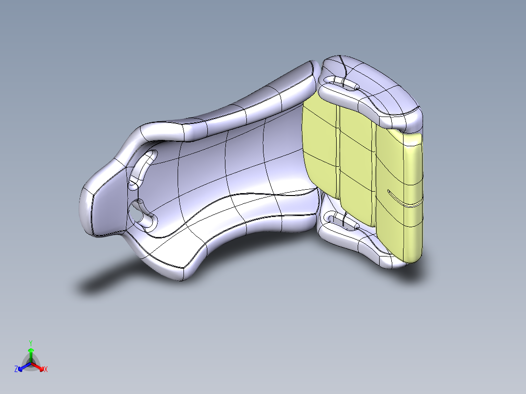 汽车座椅 (62)正等轴测图