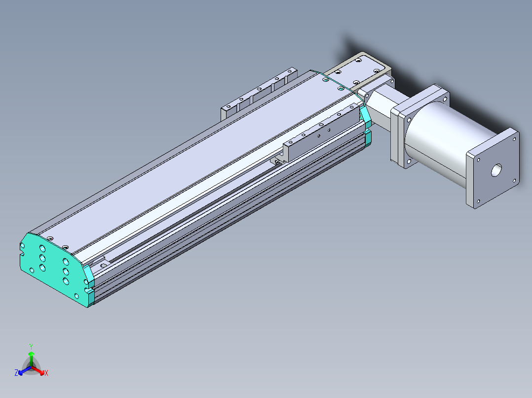 东锦同步带传动-直线滑台模组DH135B-L125-S300-BL-P400W-C3