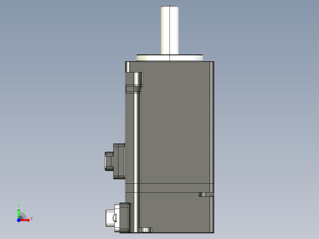 电机MS6H-40CN30B3-20P1-S.STEP前视图