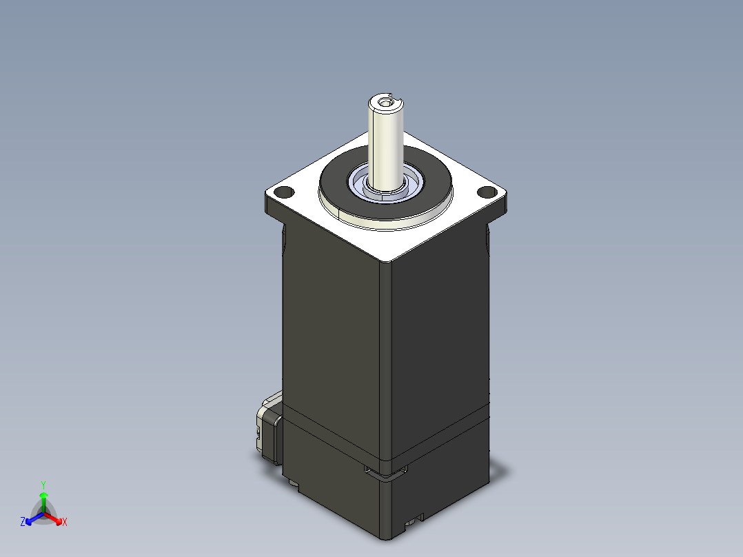 电机MS6H-40CN30B3-20P1-S.STEP正等轴测图