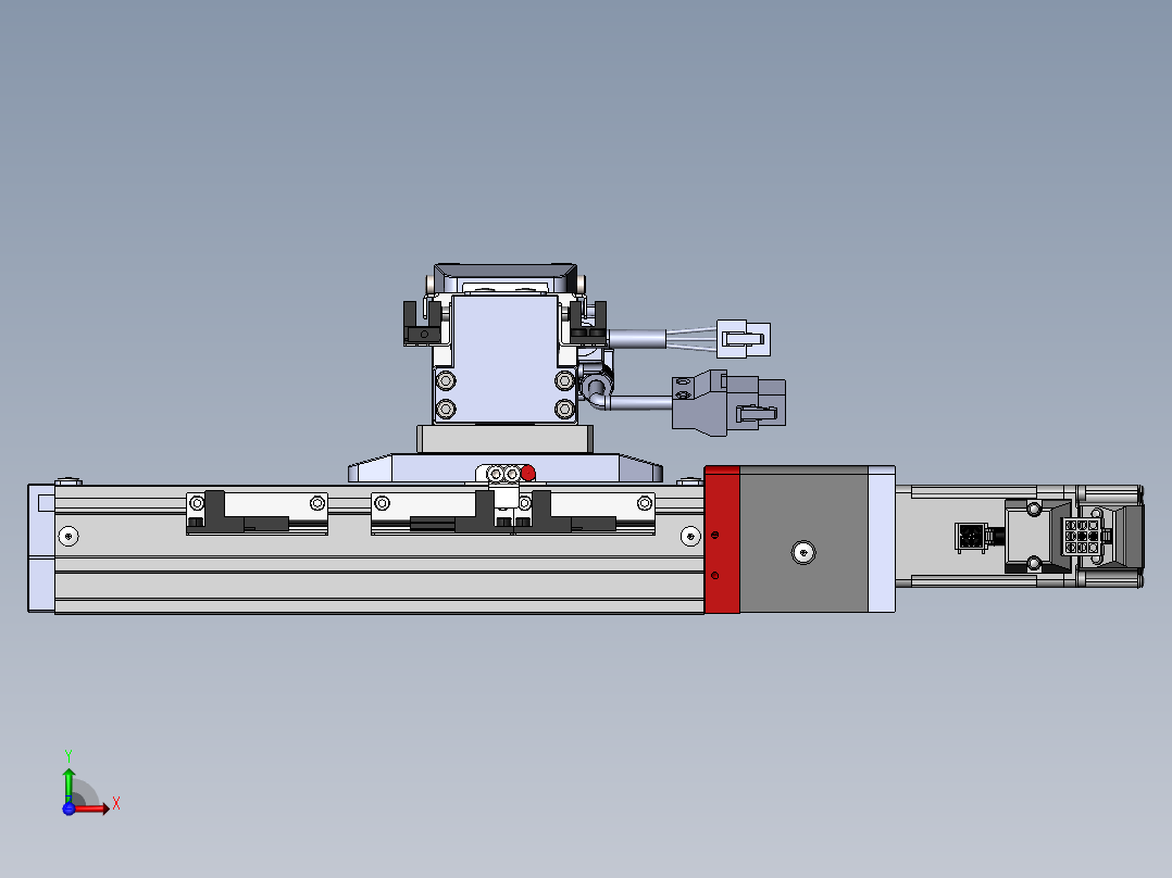 内嵌直交机械手XYG系列XYG220-F3前视图