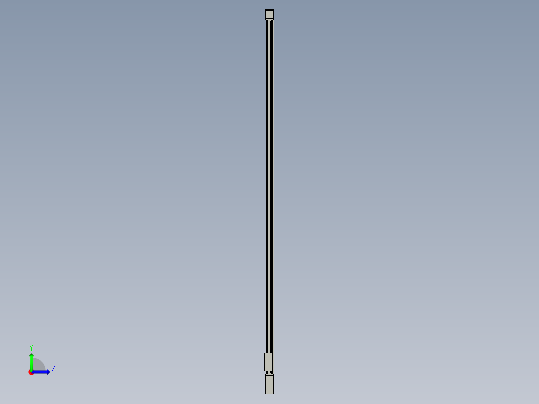 欧规系列-GB8-L96-S3300-BL-P40-MS3左视图