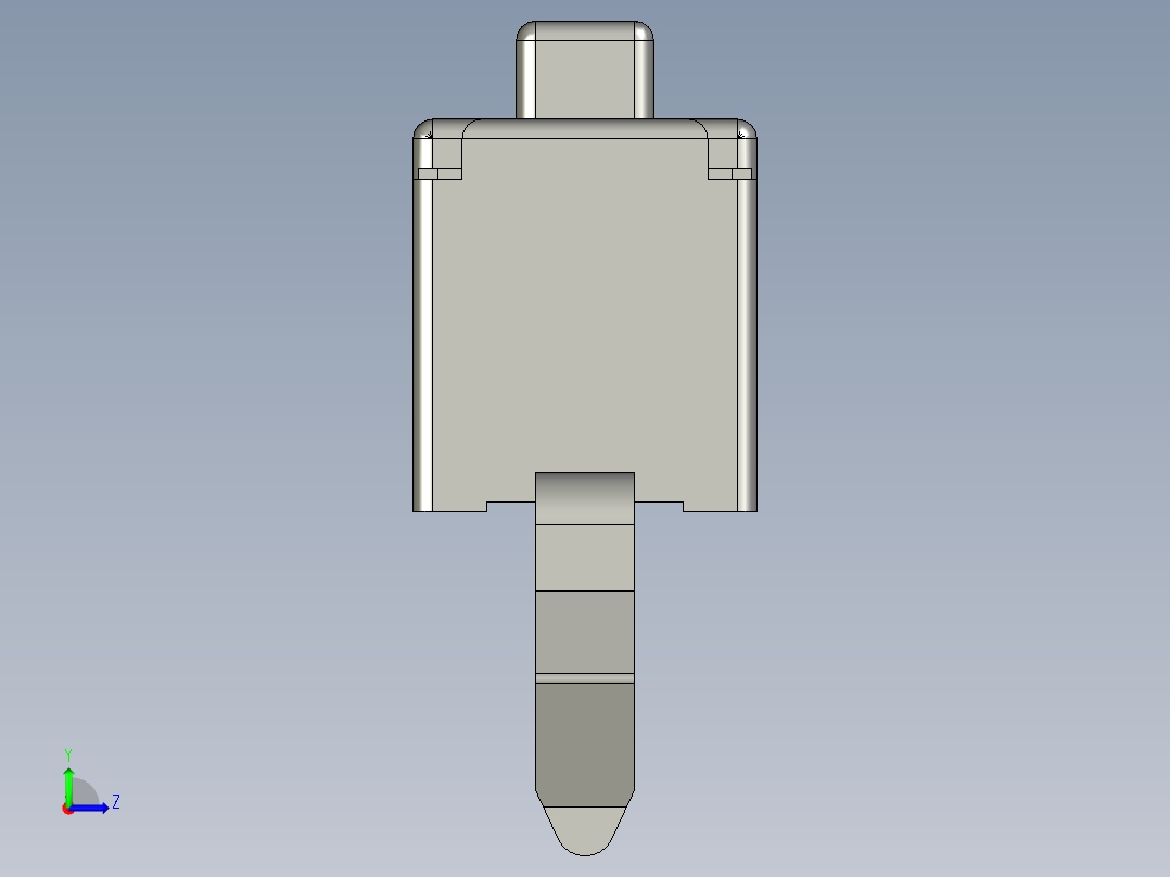 16.0㎜ x 3.5㎜轻触开关左视图
