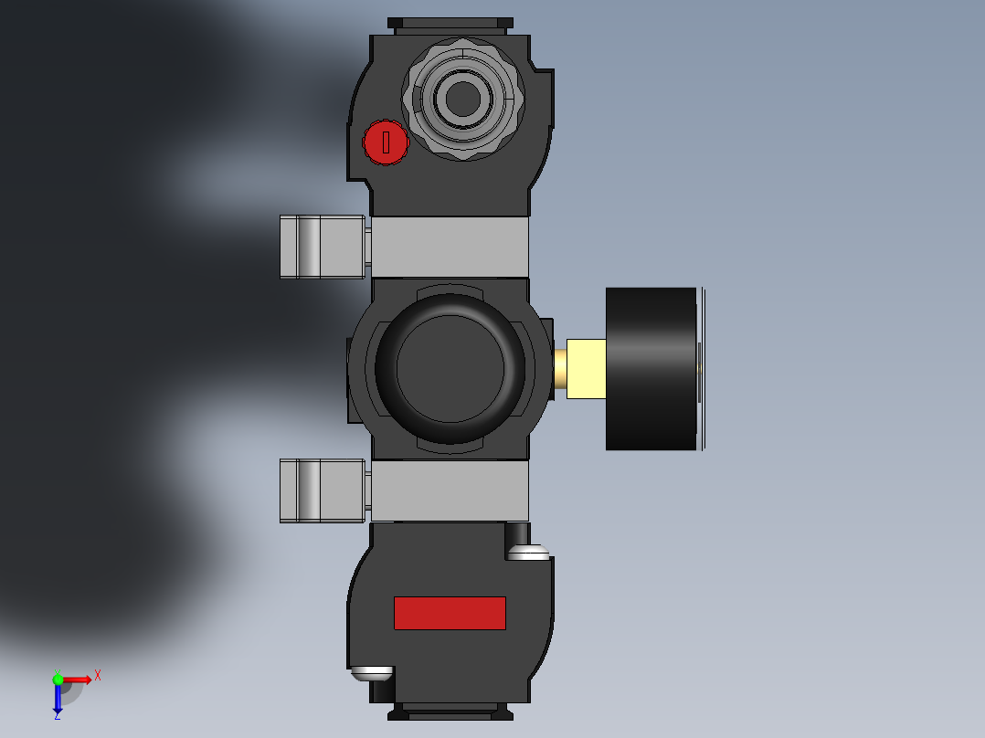 KIT FILTRO REGULADOR LUBRIF. DRENO AUTO 1-4 (BL72-XXX)俯视图