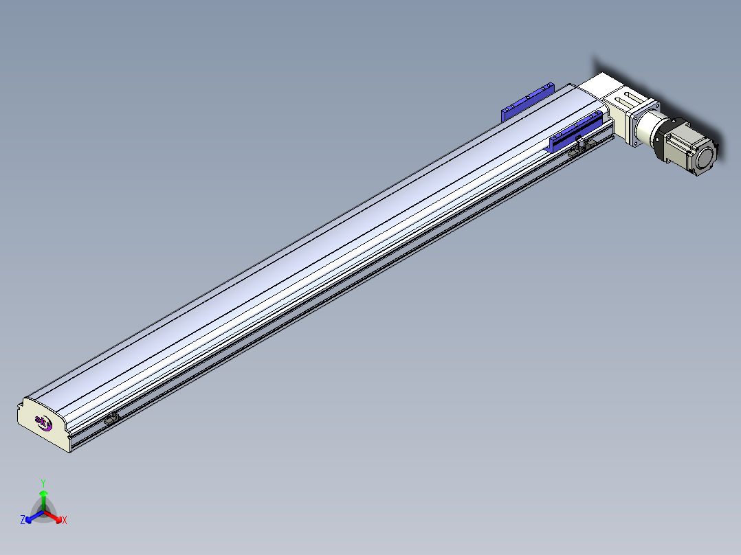 同步带滑台-半封闭B17-L100-S1500-R-P75-D3-N3