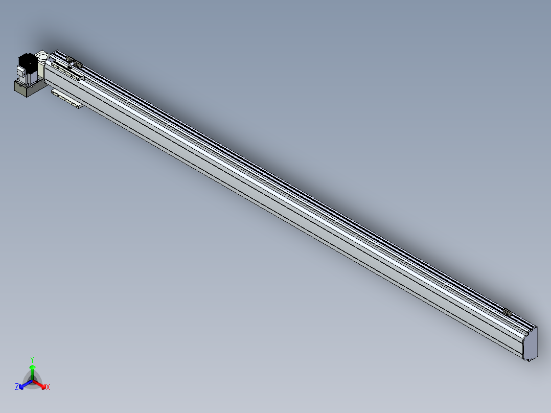 同步带滑台-半封闭B13H-L45-S2200-LU-P40-D3