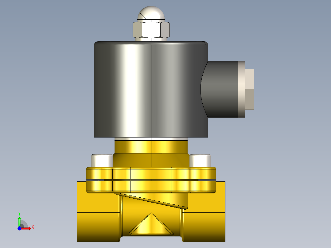 阀门模型-DN16______前视图