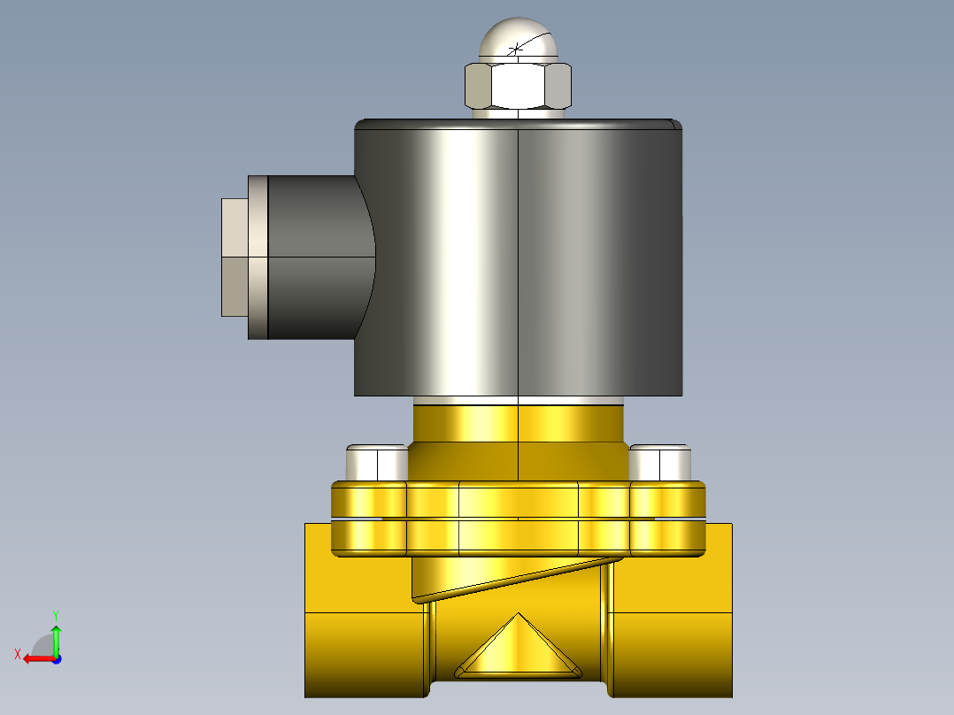 阀门模型-DN16______后视图