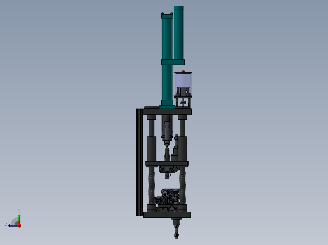 油泵钢球压装右视图