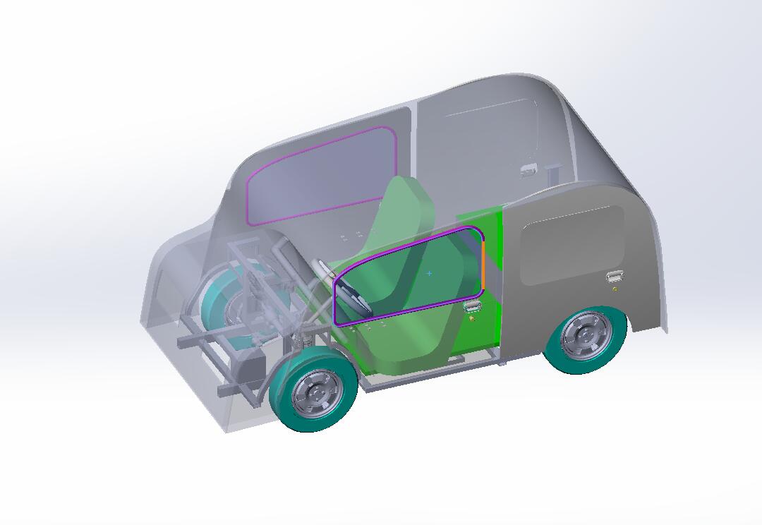 Q432-老年助力车的设计【三维SolidWorks】