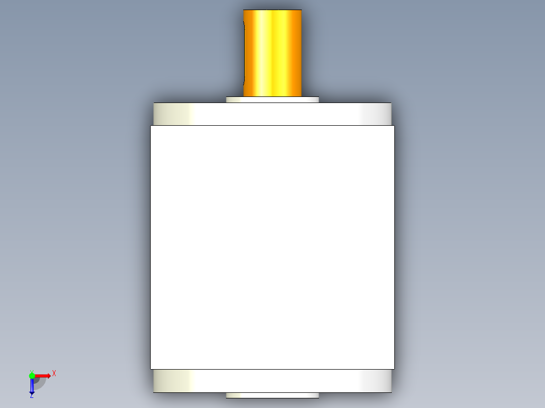 换向器PW210单轴 PLX180-L2 35-114.3-200-M12.stp俯视图