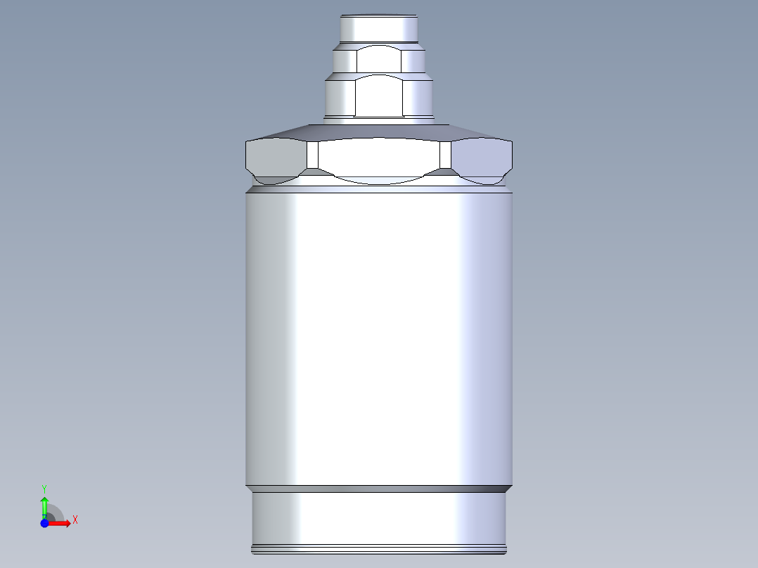 KOSMEKLD0362-xM多系列多零件图纸模型前视图