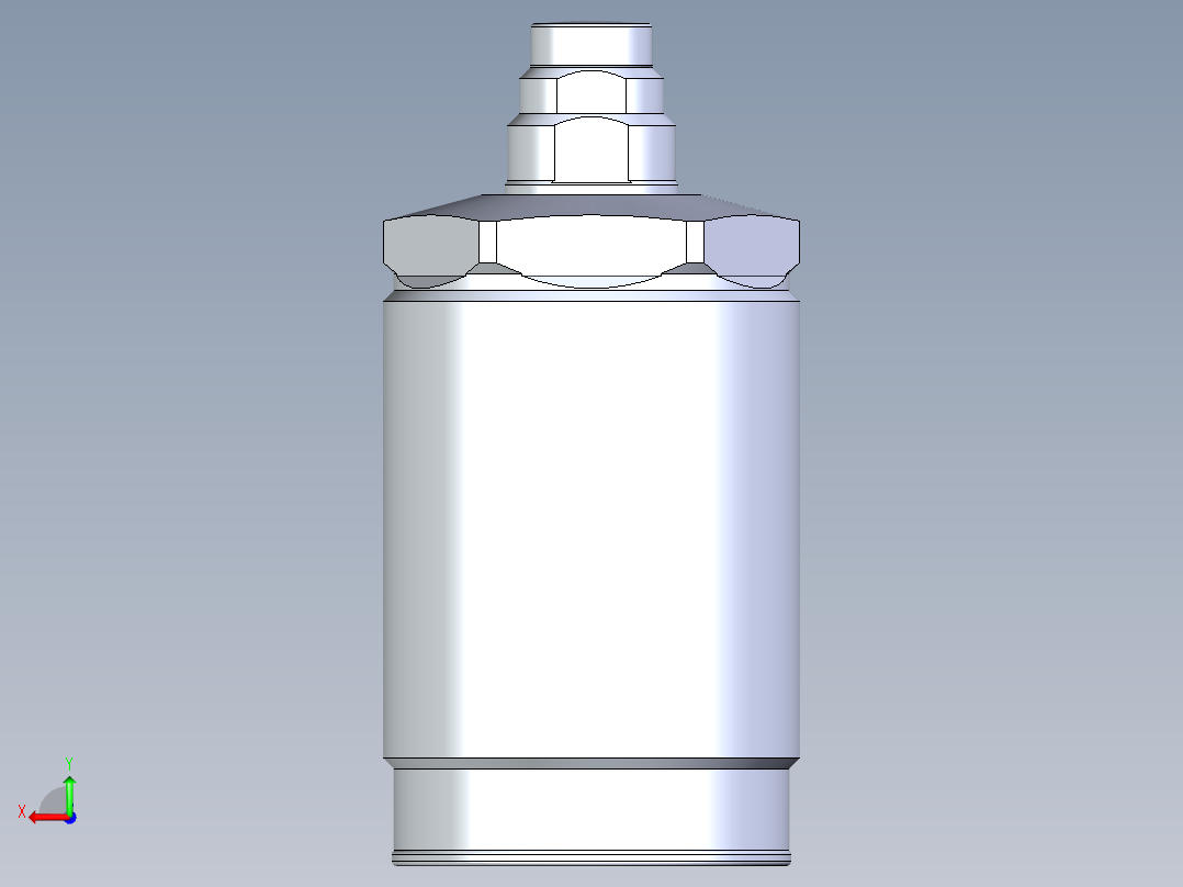 KOSMEKLD0362-xM多系列多零件图纸模型后视图