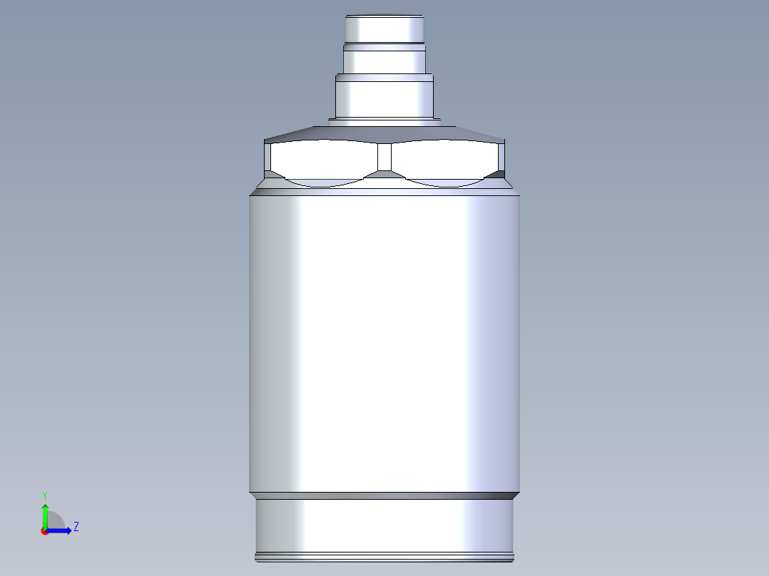 KOSMEKLD0362-xM多系列多零件图纸模型左视图