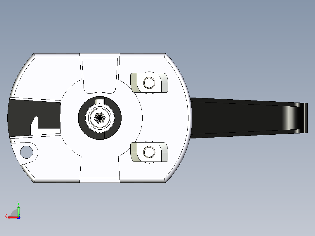 型材-KJN DOOR LOCK WITH UNIQUE KEY KJN525821后视图