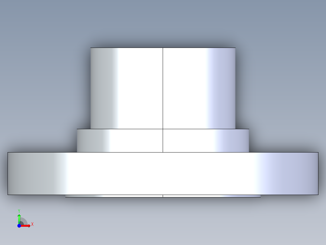 CPVC管件28-Sch80_Flange Vanstone_SPIG_9856-030_3in前视图