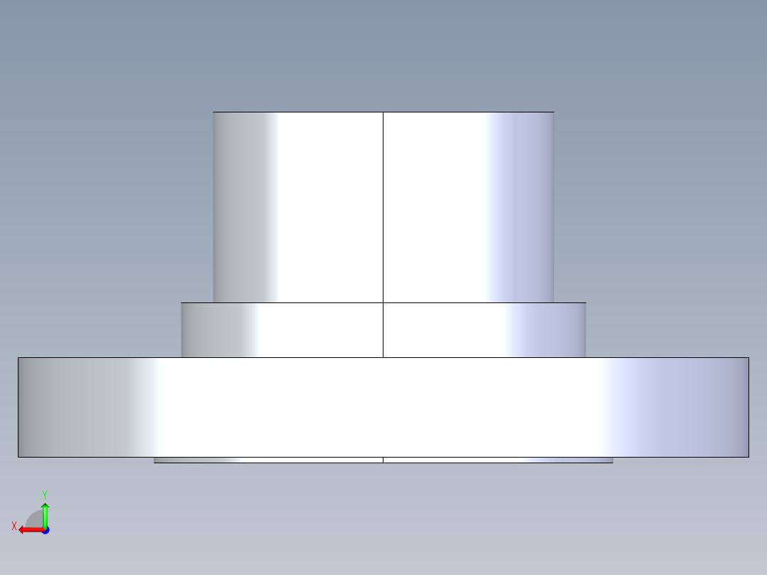 CPVC管件28-Sch80_Flange Vanstone_SPIG_9856-030_3in后视图