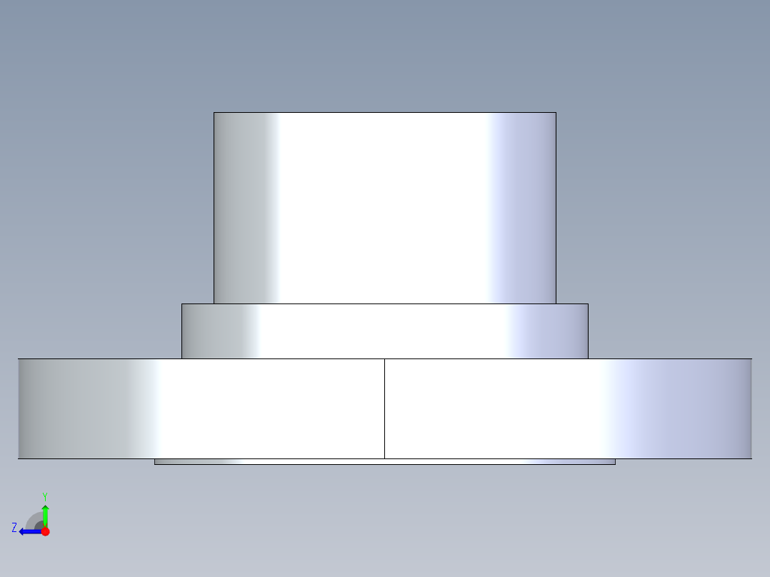 CPVC管件28-Sch80_Flange Vanstone_SPIG_9856-030_3in右视图